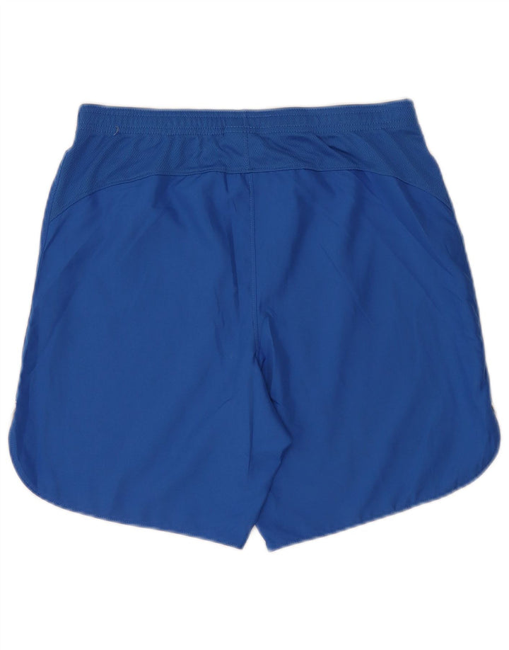 Nike Herre Dri Fit Slim Fit sportsshorts Små blå polyester