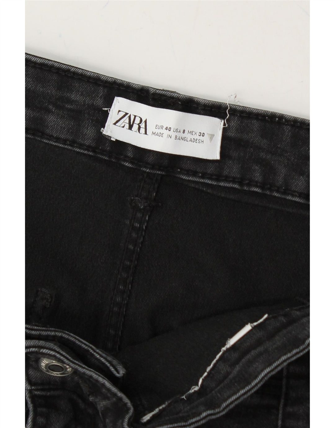 ZARA Womens Skinny Jeans EU 40 Medium W30 L26 Black Vintage Zara and Second-Hand Zara from Messina Hembry 