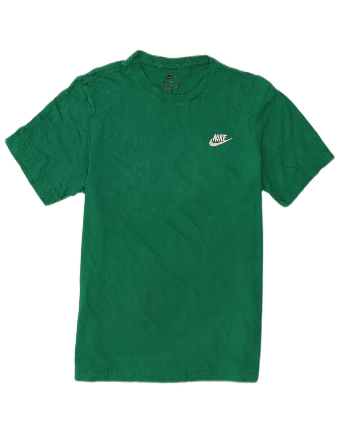 Nike T-shirt top mellem grøn bomuld til mænd