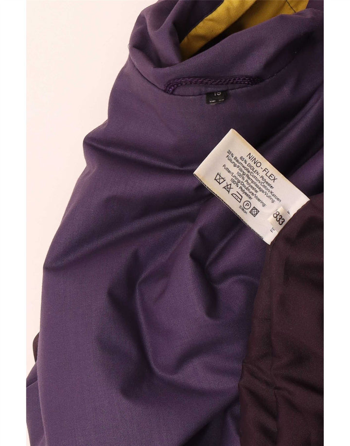 NINO Trench Coat til kvinder UK 14 Medium Lilla Polyester