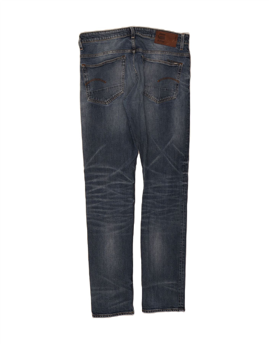 G-STAR Mens 3301 Skinny Jeans W34 L35 Blue Vintage G-Star and Second-Hand G-Star from Messina Hembry 