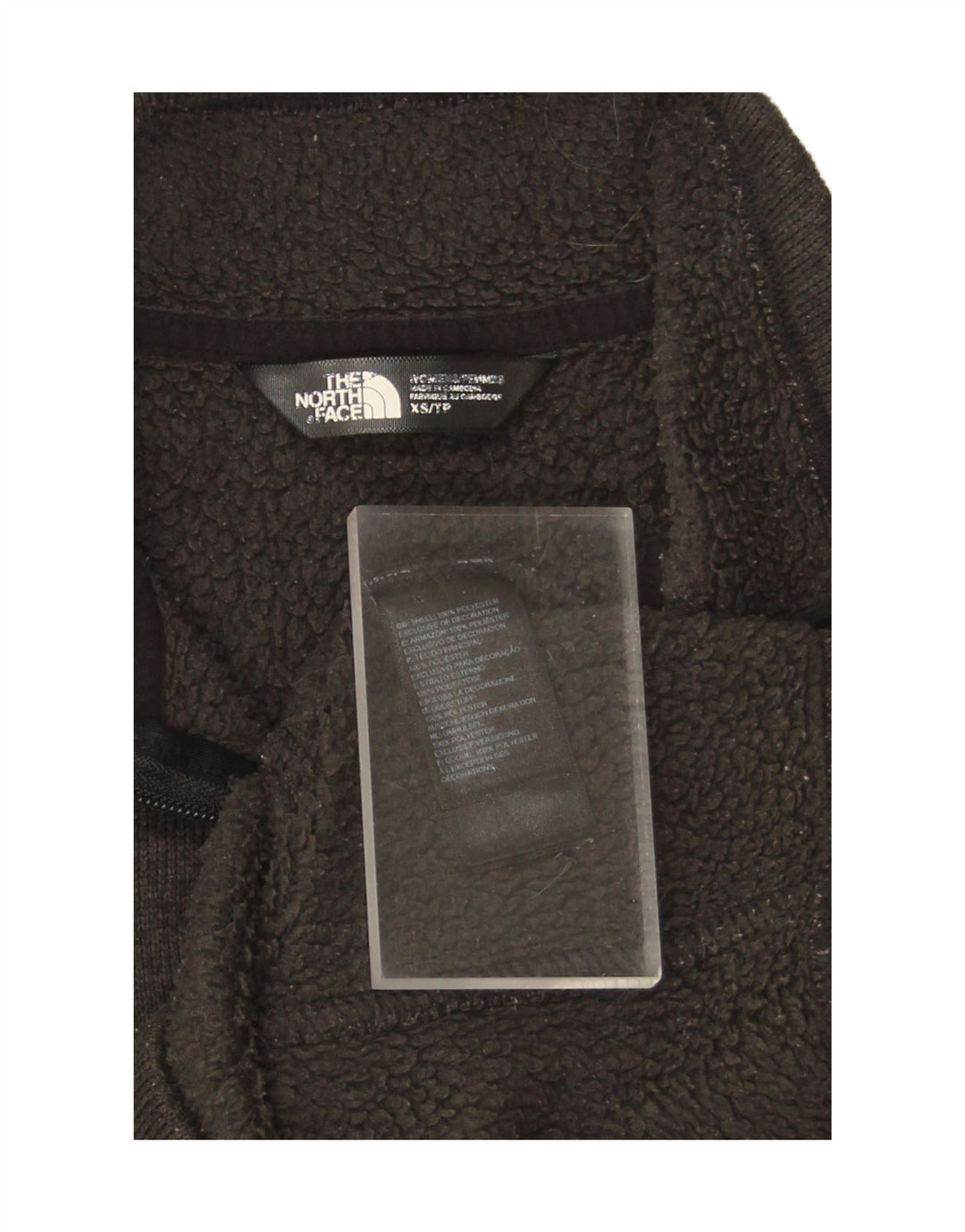 THE NORTH FACE Womens Zip Neck Sweatshirt Jumper UK 6 XS Grey Polyester