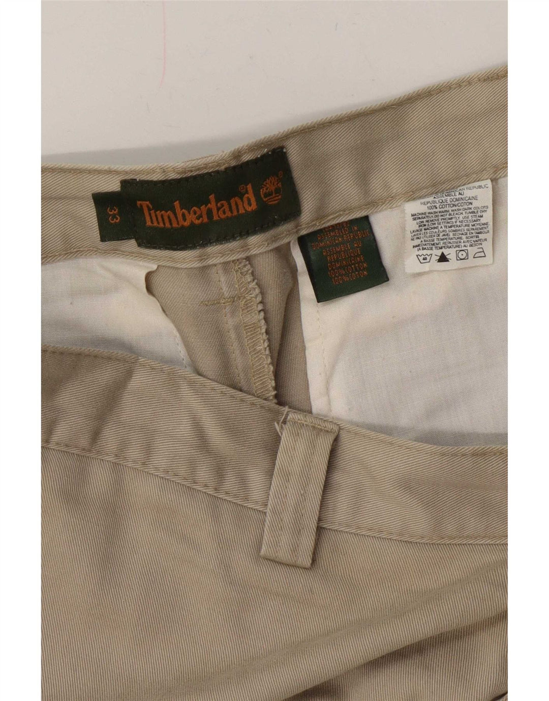Timberland Herre Cargo Shorts W33 Medium Beige Bomuld