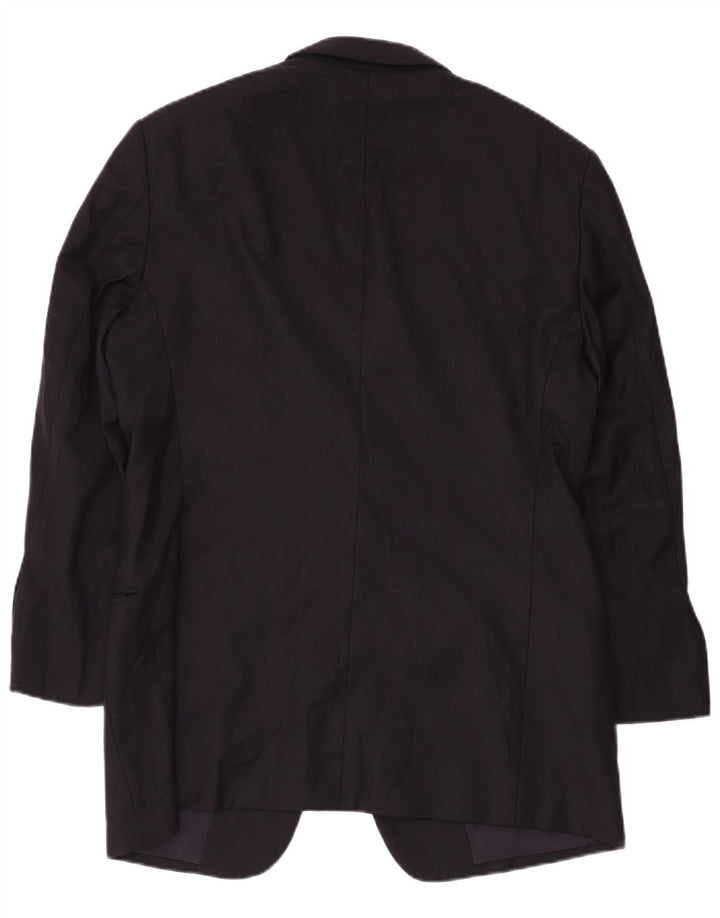 Armani Collezioni Herre 2-knaps blazerjakke IT 50 Stor sort uld