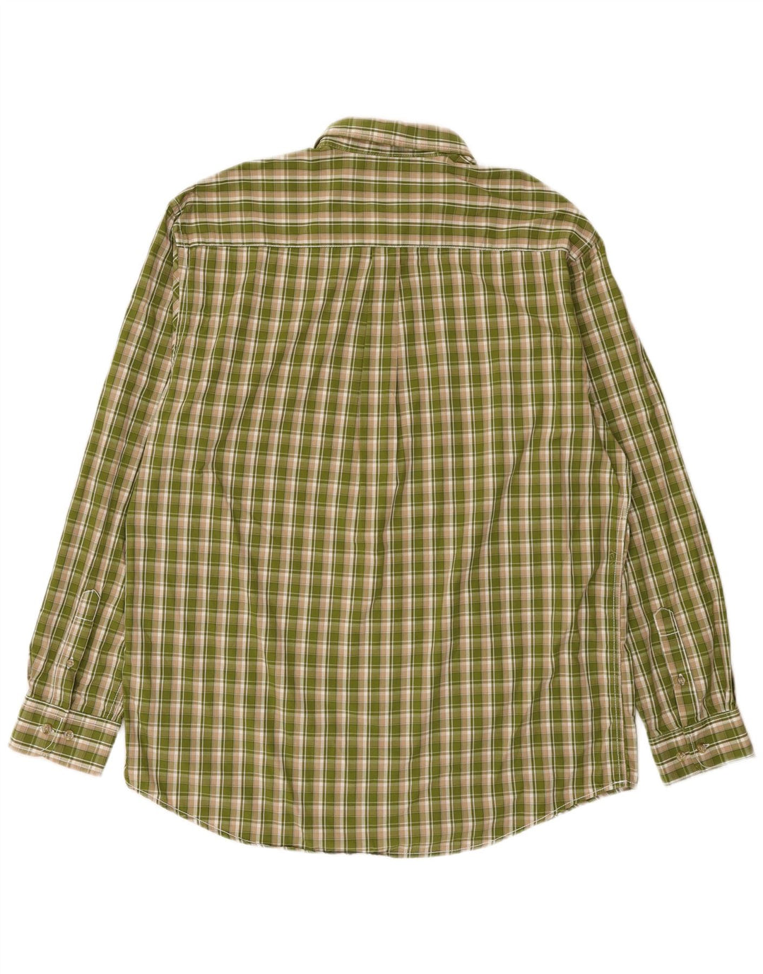 Wald & Forst Herre flannelskjorte str. 43/44 XL Khaki ternet bomuld