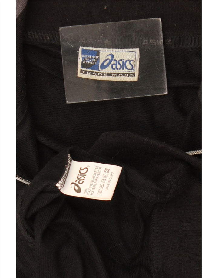 Asics træningsdragt topjakke til kvinder UK 14 Medium Sort Polyester