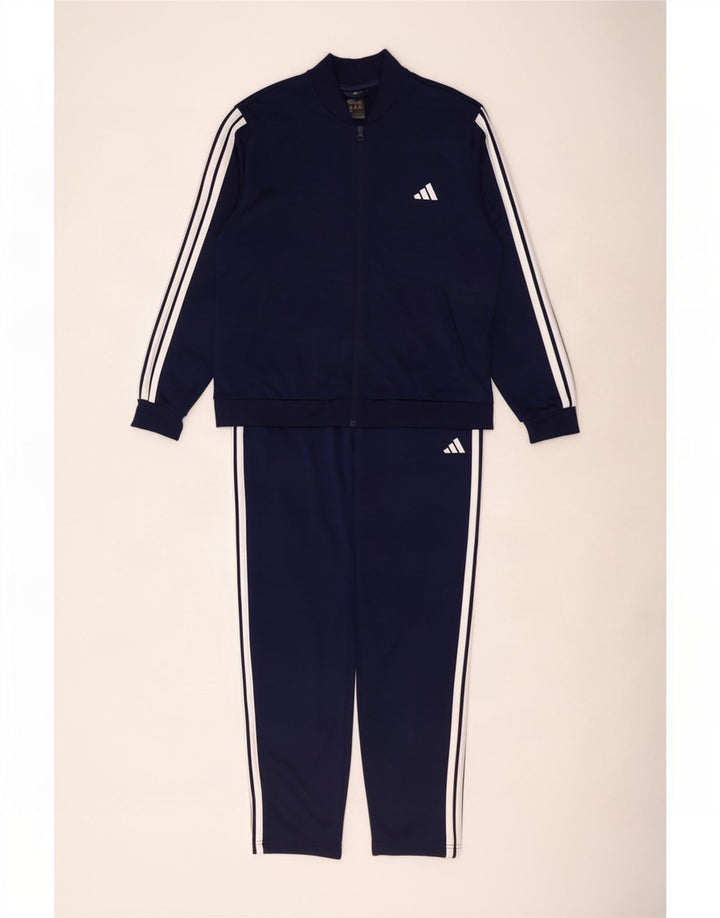 Adidas fuld træningsdragt til kvinder UK 24/26 2XL marineblå polyester