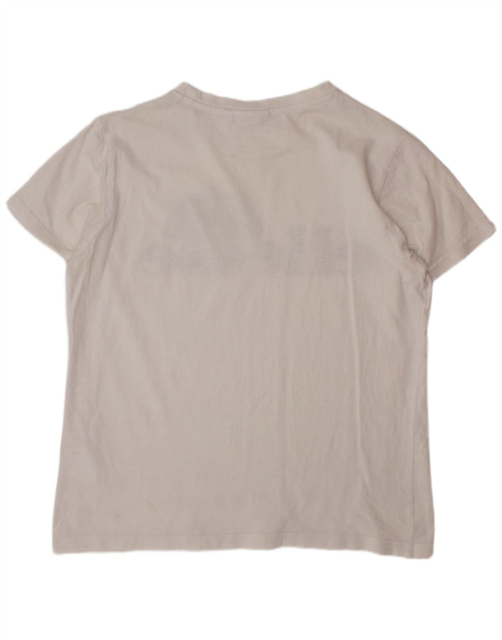 ELLESSE Drenge Grafisk T-Shirt Top 11-12 År Hvid