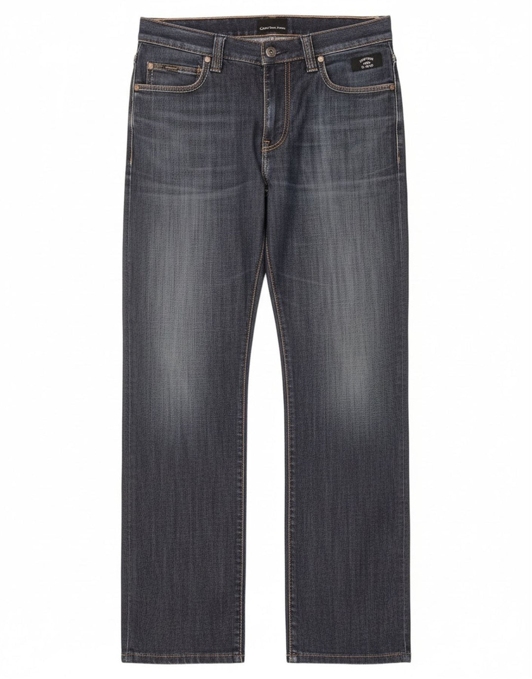 Calvin Klein Dame Straight Jeans W30 L30 Blå Bomuld
