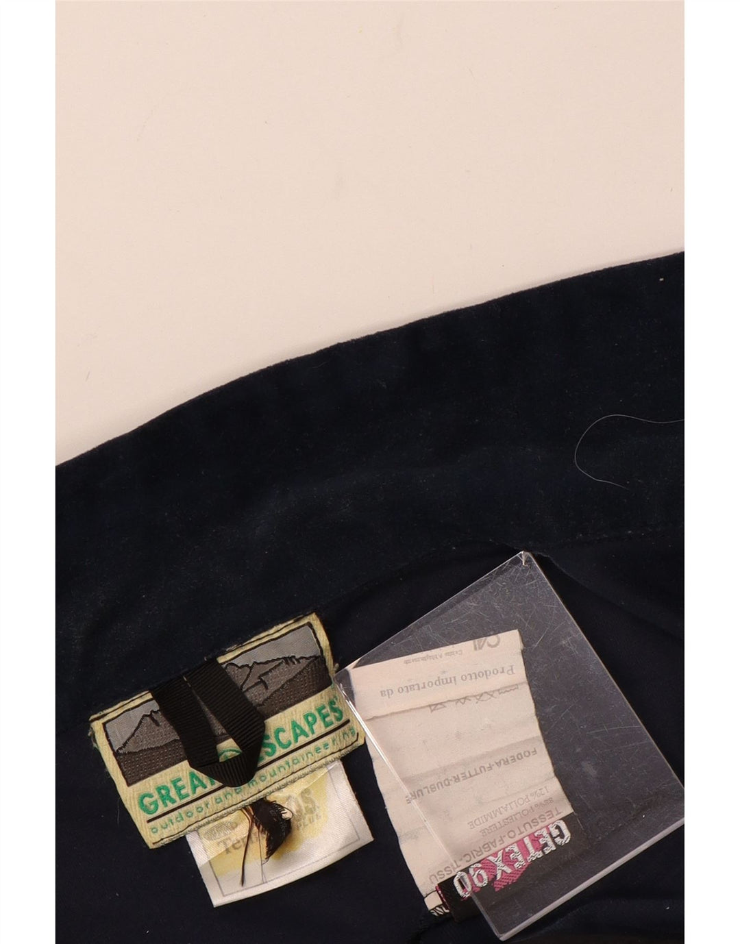 GREAT ESCAPES Herre fleecejakke UK 42 XL Marineblå Polyester