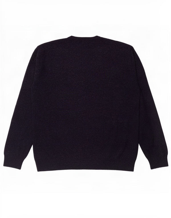 Kappa herre rund hals sweater 3XL marineblå stribet bomuld