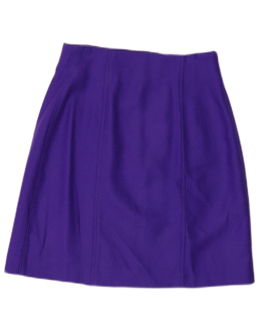 Massimo Dutti Dame A-Line nederdel EU 38 Small W28 Purple Viscose