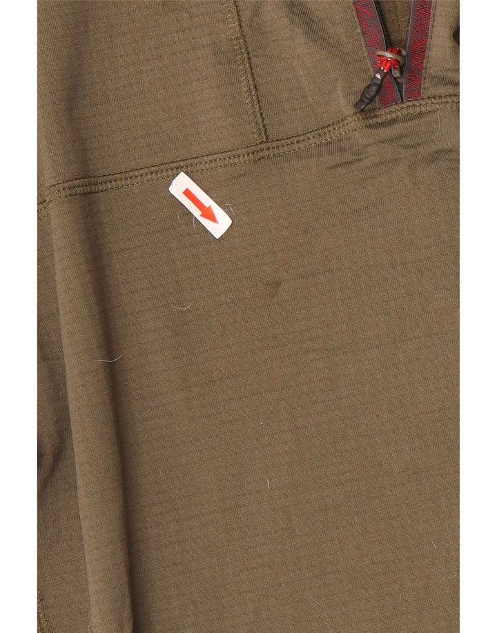 Quiksilver Herre lynlås hættetrøje Jumper Stor Khaki Polyester