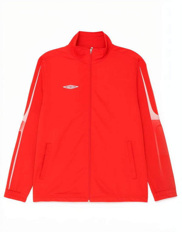 Umbro Herre træningsdragt Topjakke Medium Rød Colourblock Polyester Sports