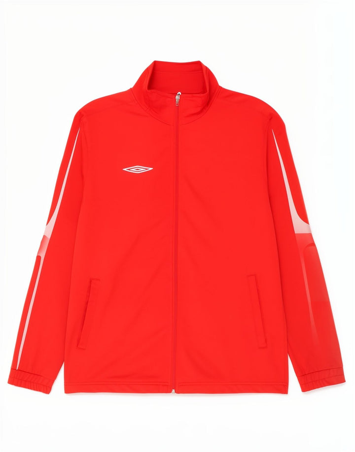 Umbro Herre træningsdragt Topjakke Medium Rød Colourblock Polyester Sports