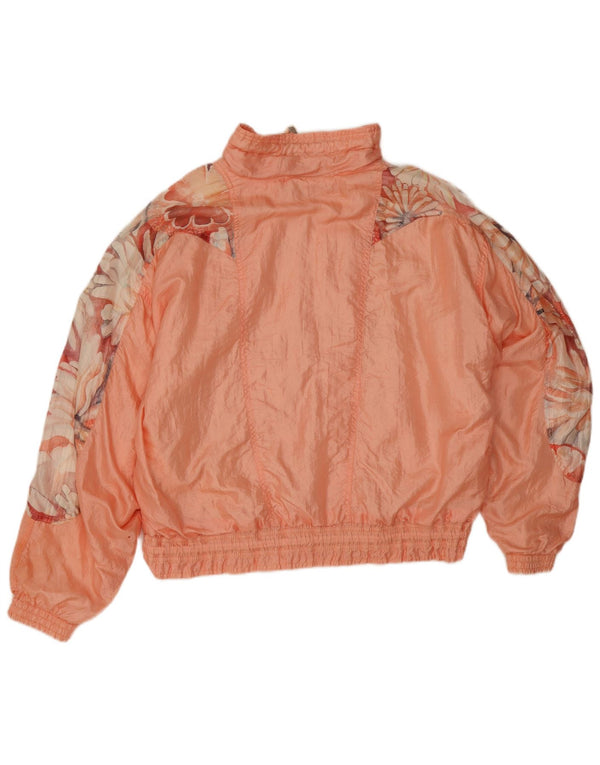 Maser M Womens Oversized træningsdragt Topjakke UK 12 Medium Pink Floral
