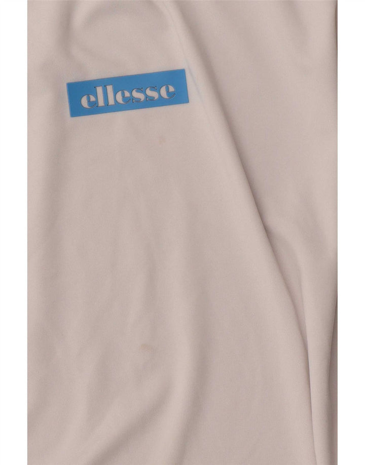 Ellesse Herre T-Shirt Top Stor Hvid Polyester