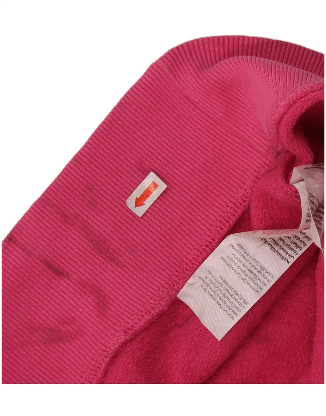 JACK WILLS Dame Oversized Sweatshirt Jumper UK 14 Medium Pink Bomuld