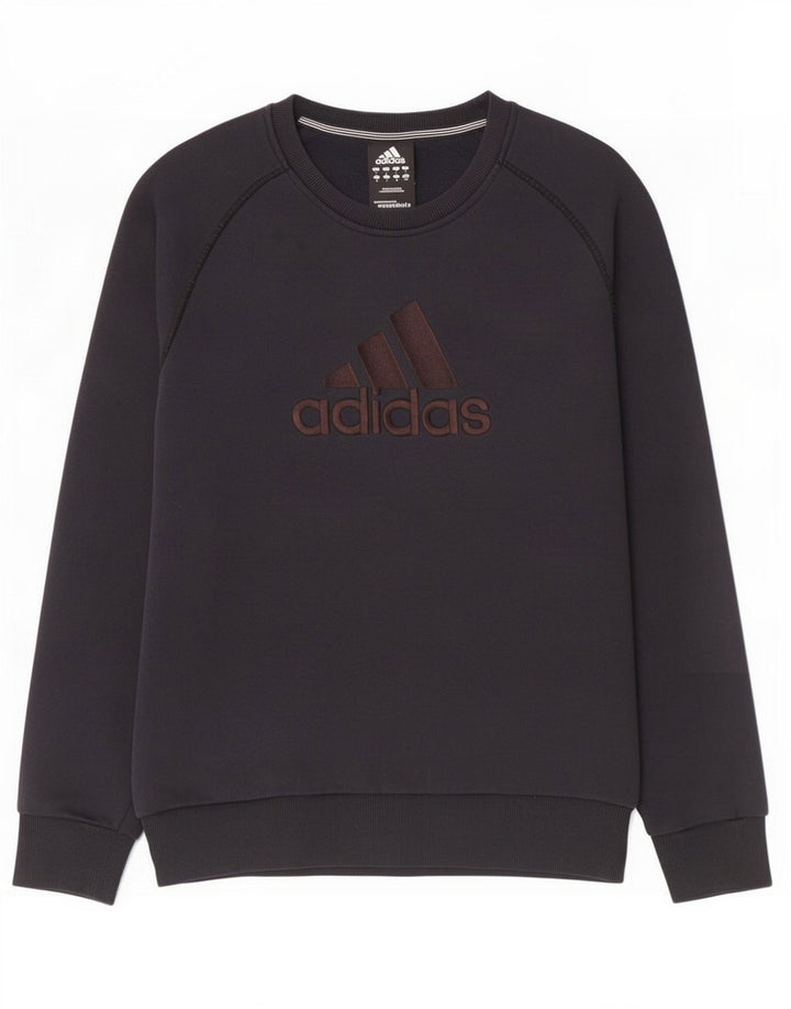 Adidas grafisk sweatshirt til mænd, lille marineblå