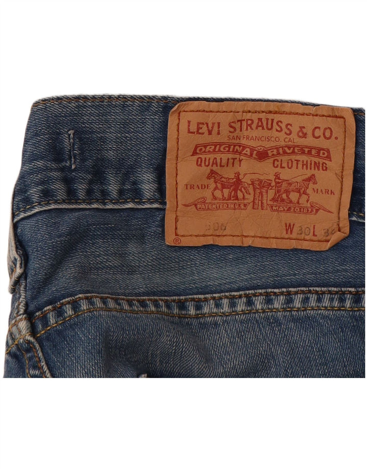 Levi's Womens 506 Straight Jeans med standard pasform W30 L24 Blå