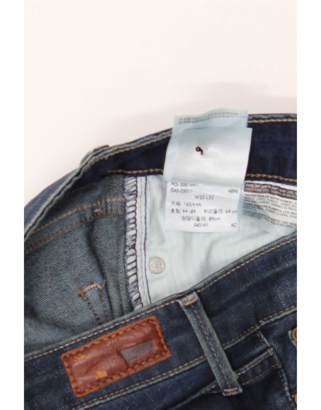 Levi's Slim Jeans til kvinder W25 L32 Blå