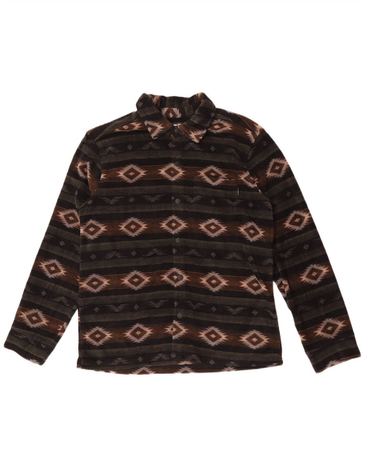 Hurley Herre Fleeceskjorte Medium Flerfarvet Fair Isle Polyester