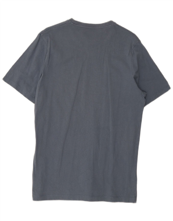 Lee Cooper Herre Grafisk T-Shirt Top XL Blå Bomuld