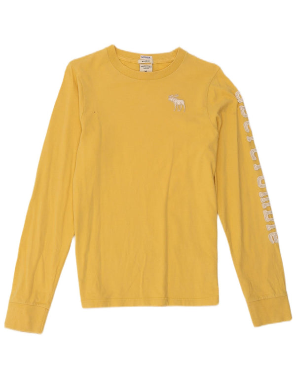 Abercrombie & Fitch Boys Muscle Graphic Top Langærmet 12-13 år Gul