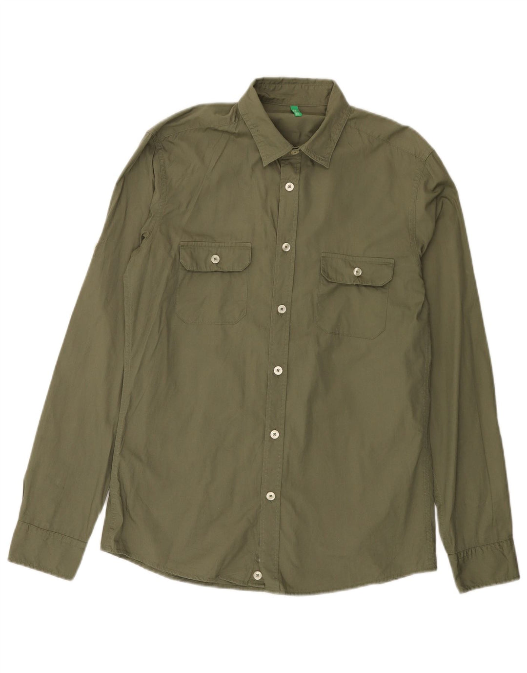 BENETTON Herreskjorte Lille Khaki