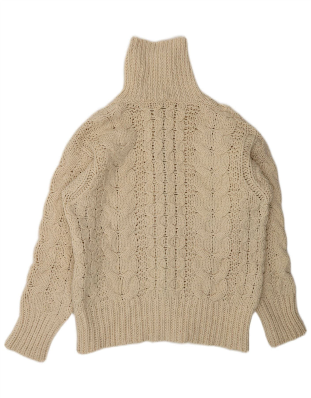 Postkort Herre cardigan sweater med fuld lynlås, lille råhvid uld