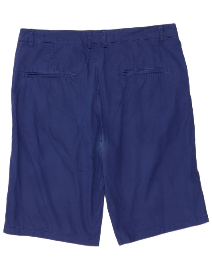 ZARA Chino Shorts til mænd EU 42 Large W32 Blue Cotton