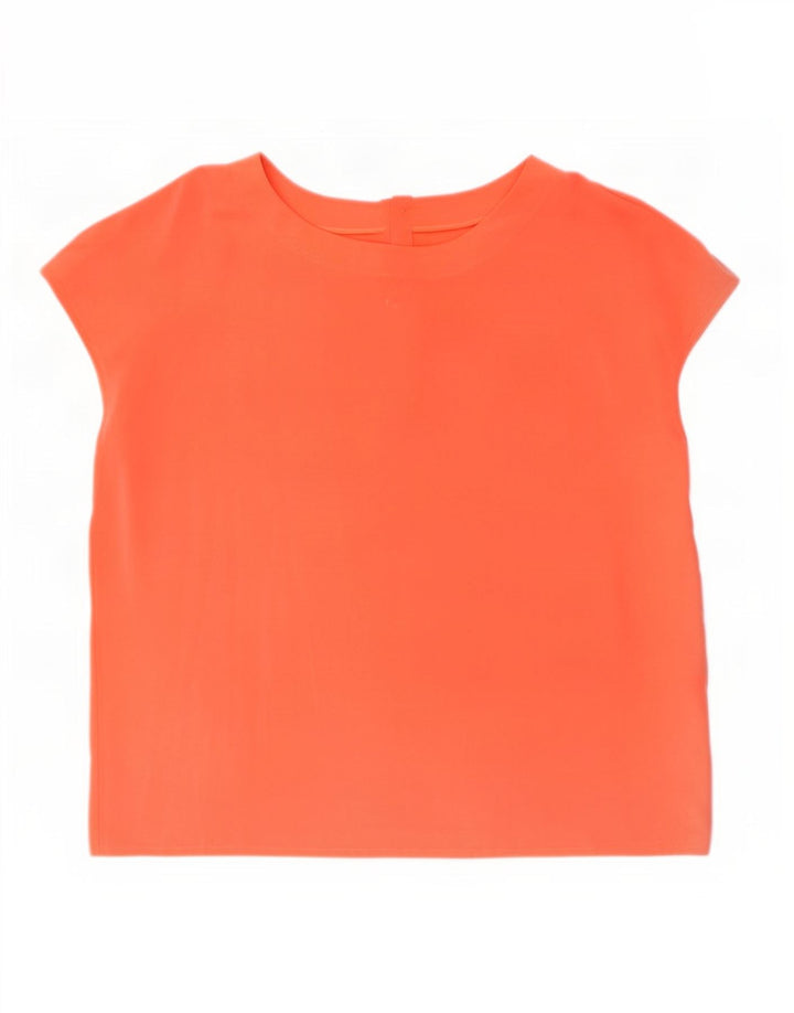 Vintage damebluse top UK 18 XL Orange