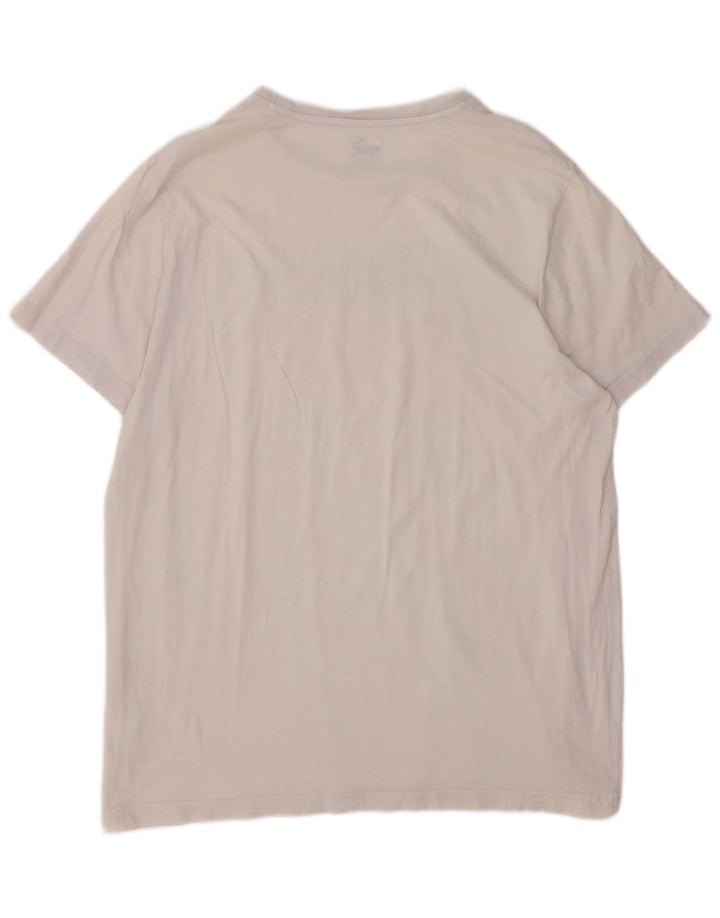 Puma Herre Grafisk T-Shirt Top XL Hvid Bomuld