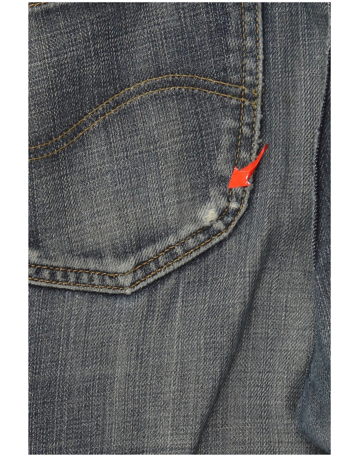 Lee Herre REED Straight Jeans W38 L32 Blå Bomuld