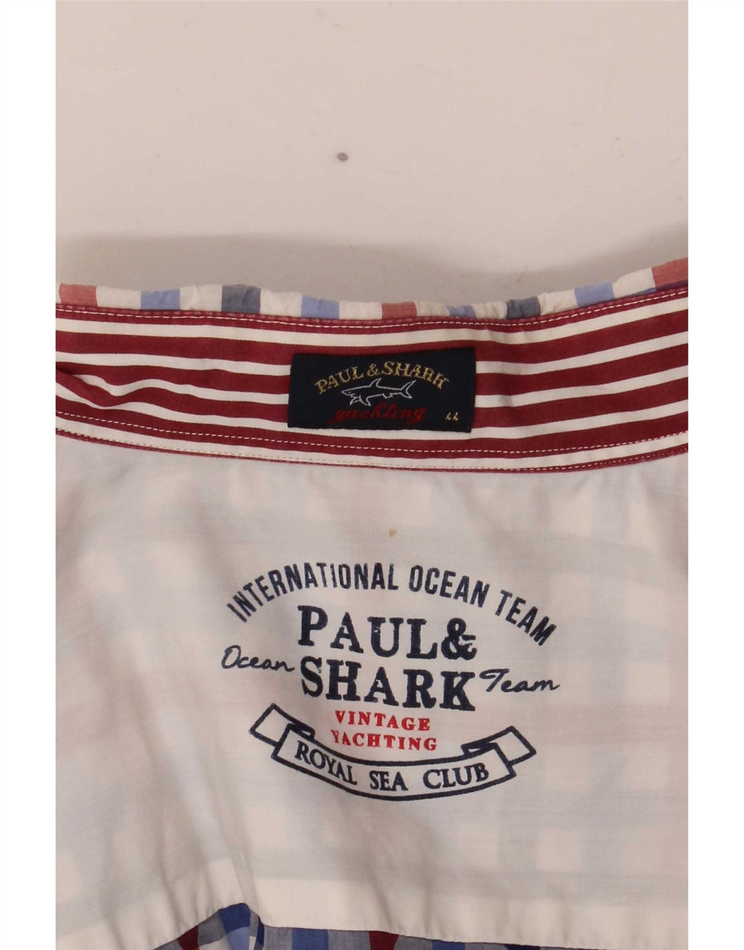 Paul & Shark Herre Yachting Shirt Størrelse 44 XL Flerfarvet Gingham