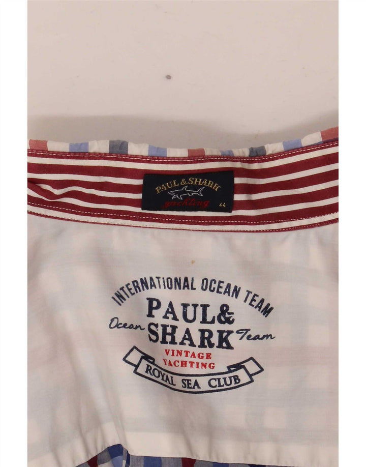 Paul & Shark Herre Yachting Shirt Størrelse 44 XL Flerfarvet Gingham