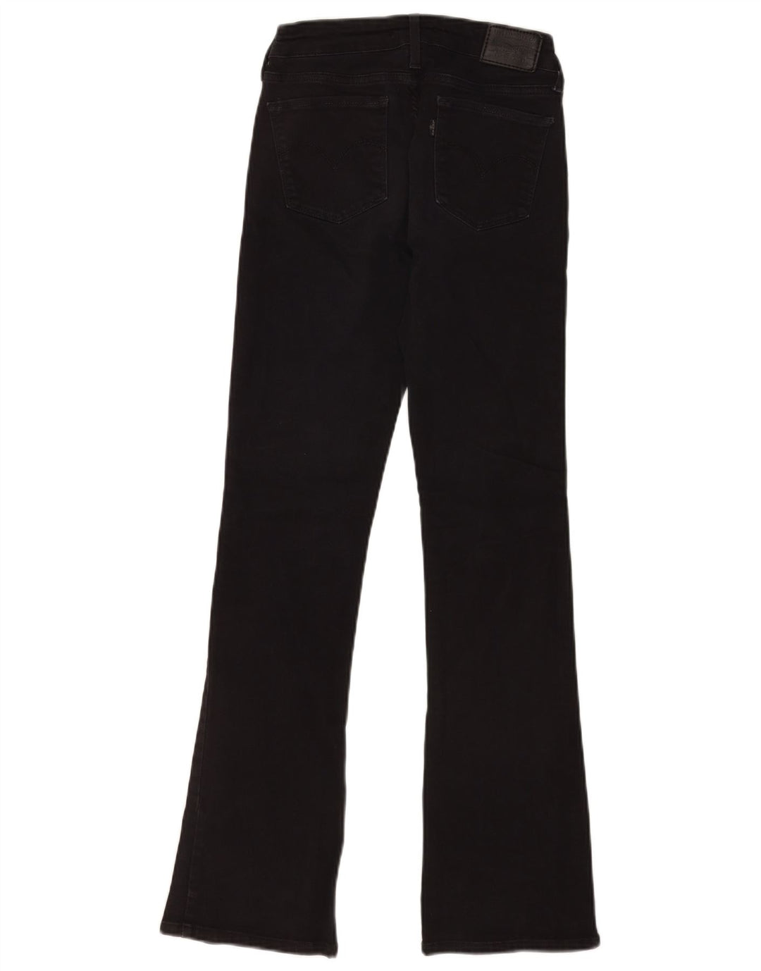 Levi's Dame 715 Bootcut Jeans W26 L32 Sort Bomuld