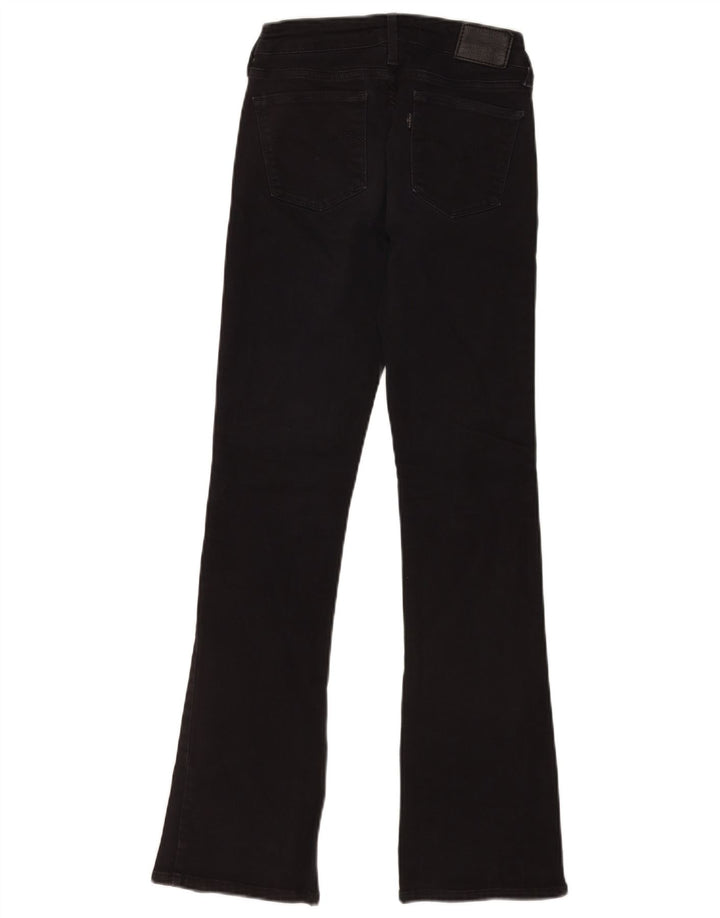 Levi's Dame 715 Bootcut Jeans W26 L32 Sort Bomuld