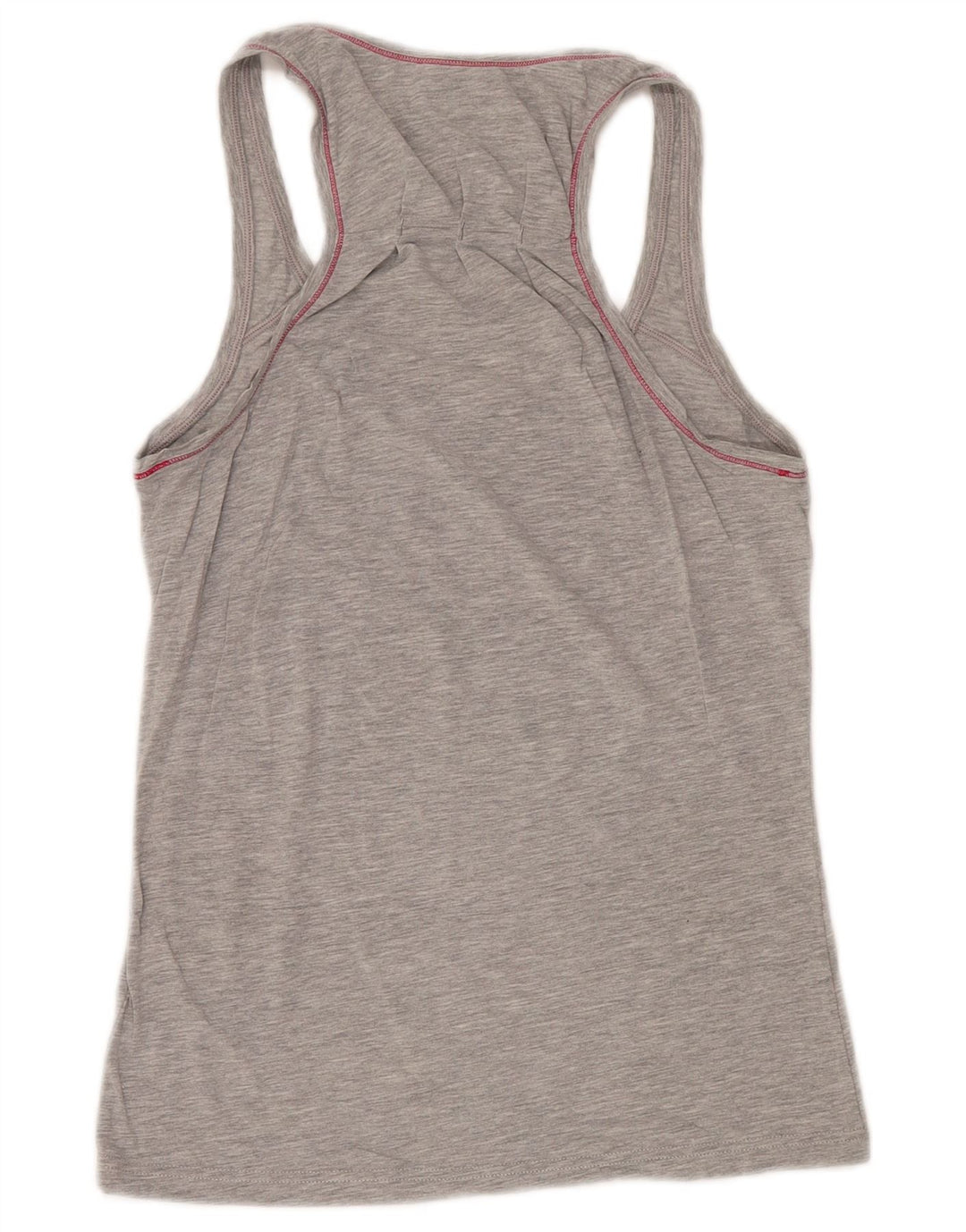 Adidas Dame Grafisk Vest Top UK 12 Medium Grey Flecked