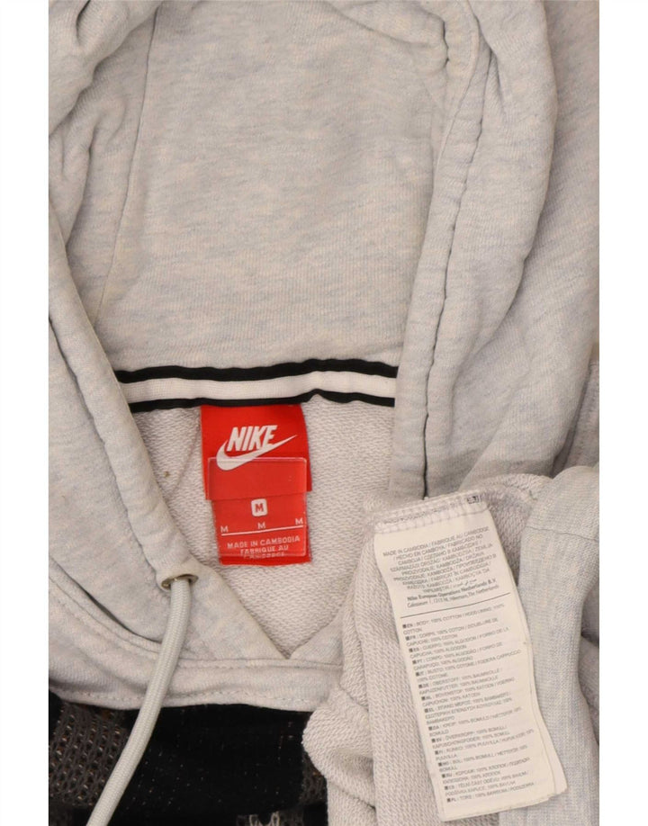 Nike grafisk hættetrøje til kvinder UK 14 Medium Grå Flecked