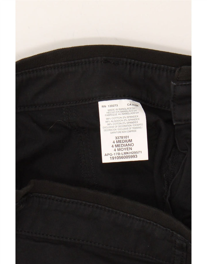 LEE Womens Relaxed Fit Bermuda Shorts US 4 Small W27 Black Cotton Vintage Lee and Second-Hand Lee from Messina Hembry 