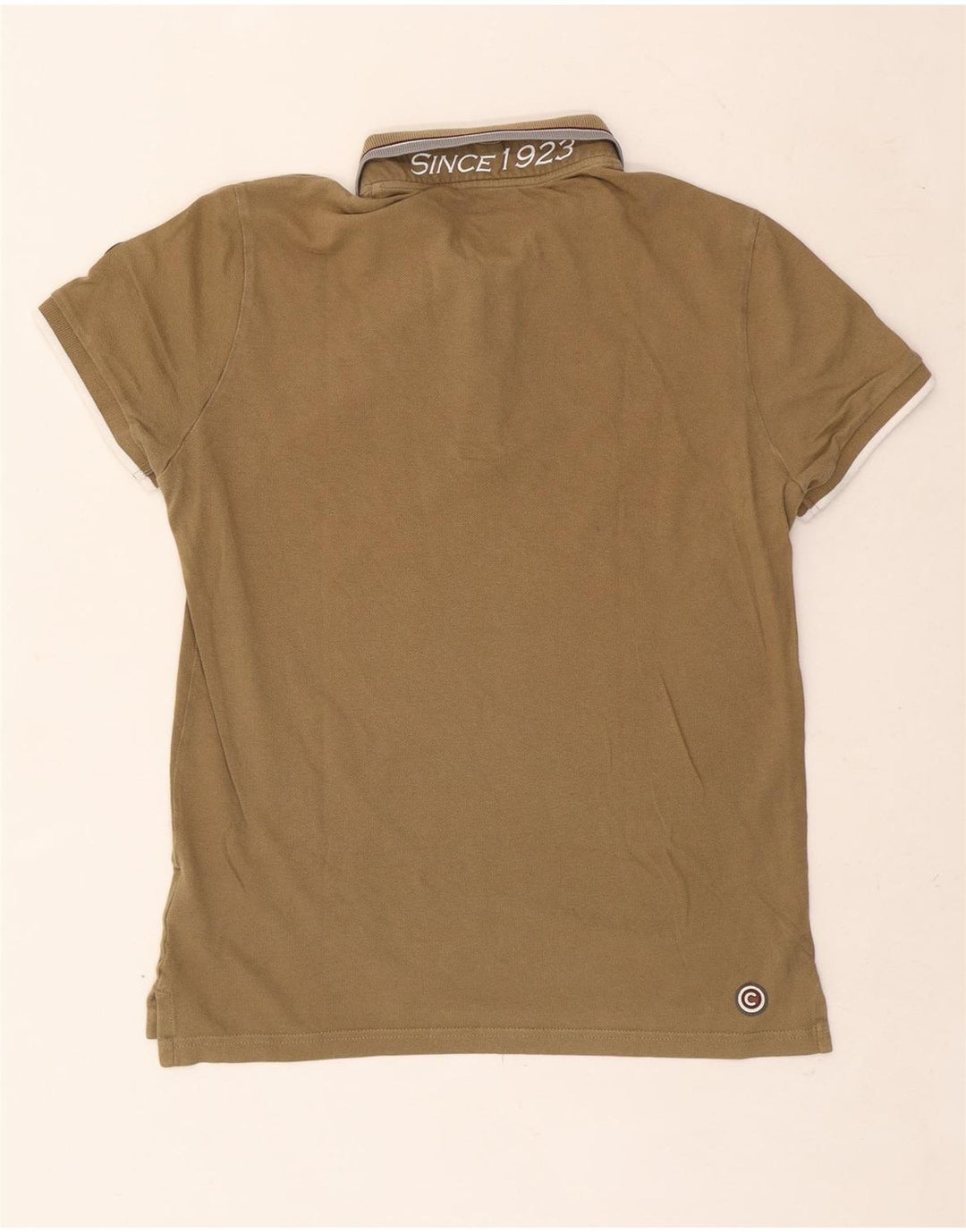 Colmar Herre grafisk poloshirt Medium Khaki Bomuld