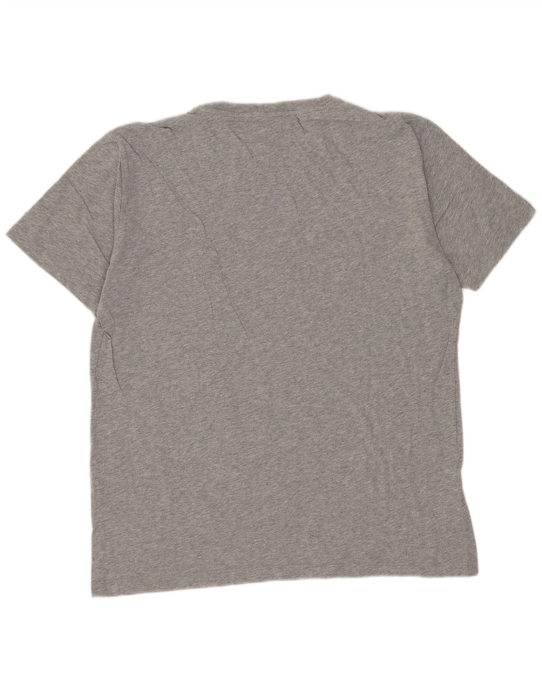 REPLAY Dame Grafisk T-Shirt Top UK 16 Large Grå