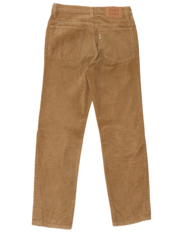 LEVI'S Herre 630 lige fløjlsbukser W31 L29 Beige bomuld