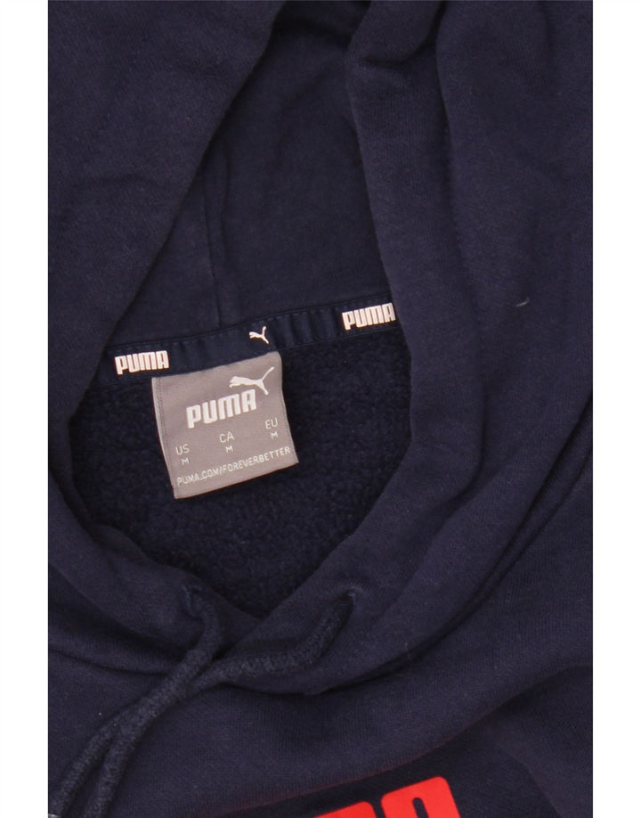 Puma Herre grafisk hættetrøje Jumper Medium Rød Colourblock