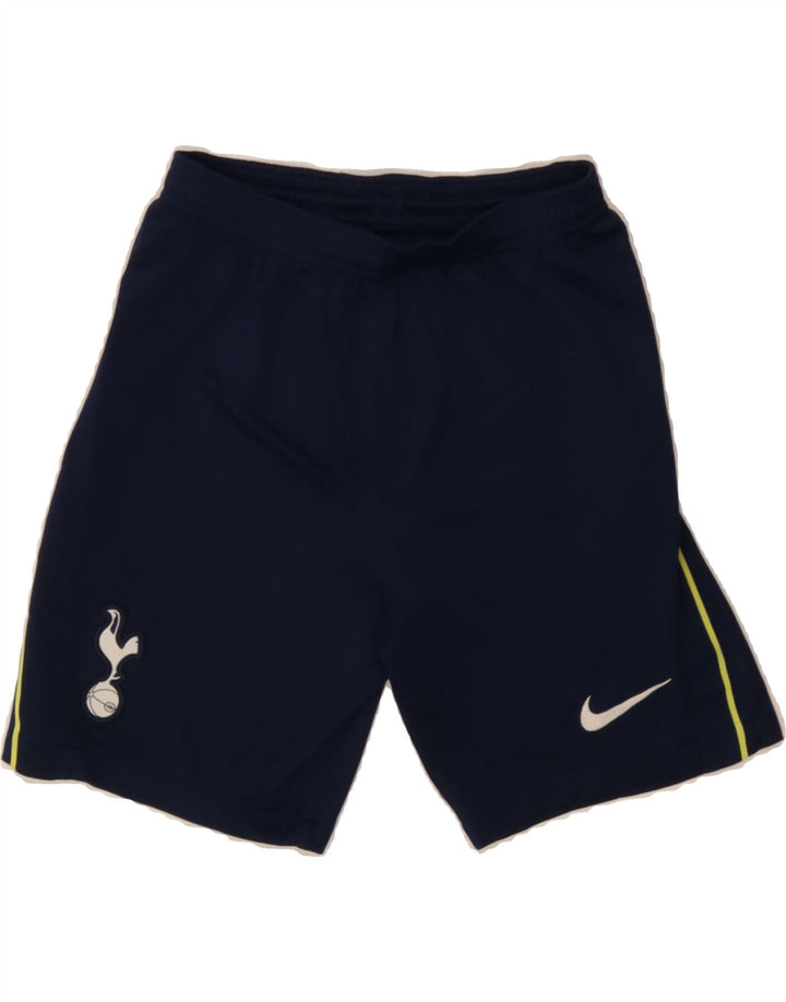 NIKE Boys Dri Fit Sport Shorts 10-11 Years Medium Navy Blue Polyester Vintage Nike and Second-Hand Nike from Messina Hembry 