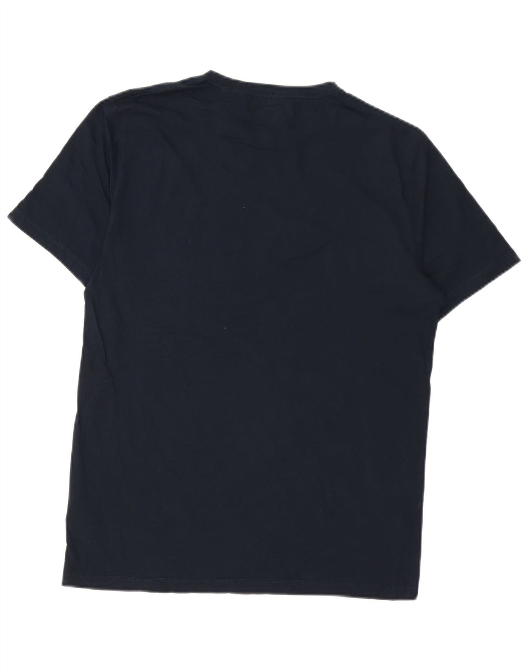 Reiss Herre T-Shirt Top Stor Marineblå Bomuld