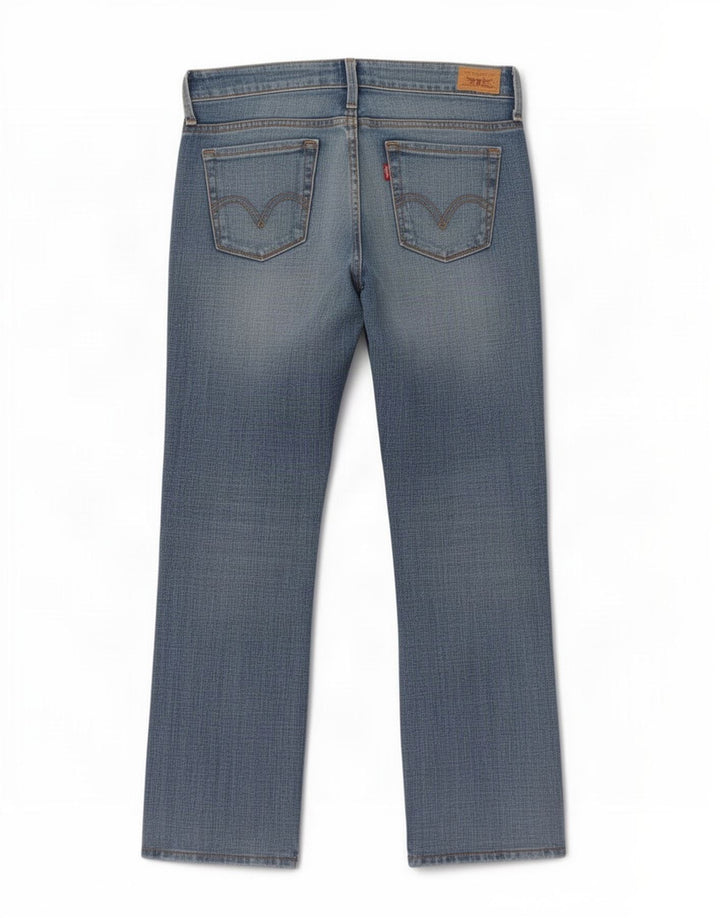 Levi's Dame 346 Bootcut Jeans US 6 Medium W34 L29 Blå Bomuld