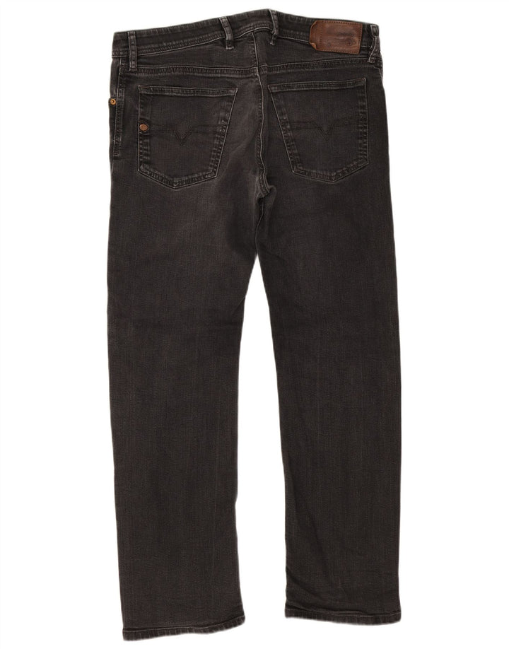 Diesel Herre Waykee Regular Straight Jeans W32 L30 Grå Bomuld
