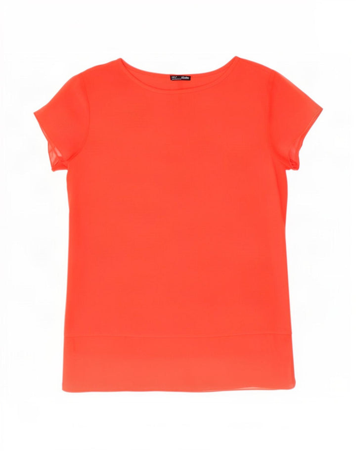Zara Damebluse Top UK 12 Medium Rød